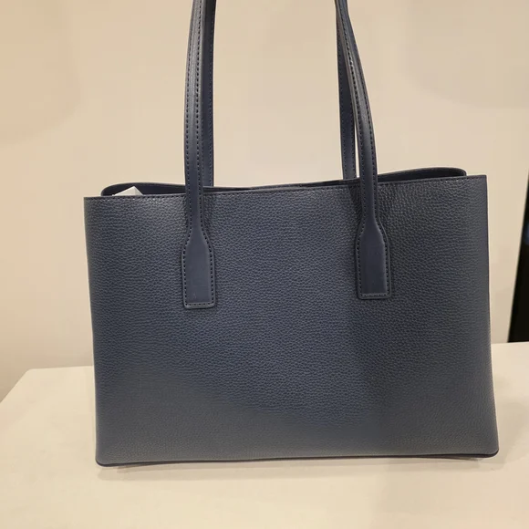 Michael Kors Navy Blue Tote Bag - Picture 3 of 7